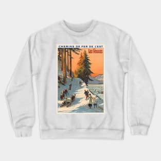 Les Vosges France Vintage Poster 1912 Crewneck Sweatshirt